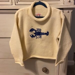 Only worn once! Excellent condition. Hand knit rollneck sweater.